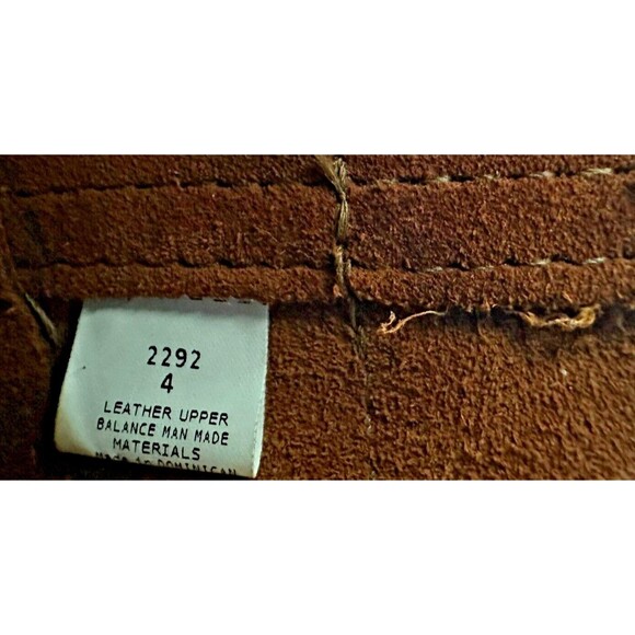 MINNETONKA Girls VTG Brown Double Fringe Moccasin Hard Sole Suede Boot Size 4 - Picture 9 of 9